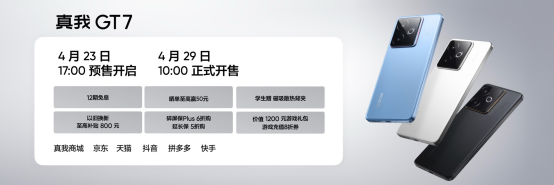 【新闻通稿】“性能续航双冠王”真我GT7正式发布，2599元起3171