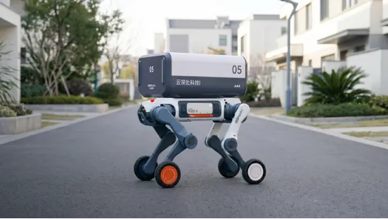 新一代全地形场景王！云深处科技轮足机器人山猫M20S正式发布(图2)